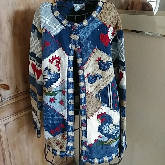 Stitches In Time Sweater Multicolor 